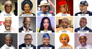 List of Ministers by Tinubu 1